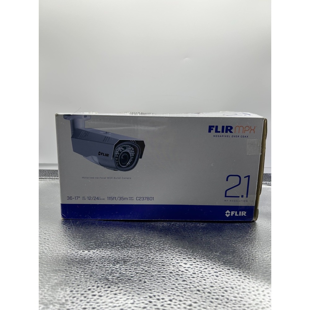 FLIR C237BD1 2.1 MP HD Motorized WDR Bullet MPX Camera 115ft/35m Night Vision